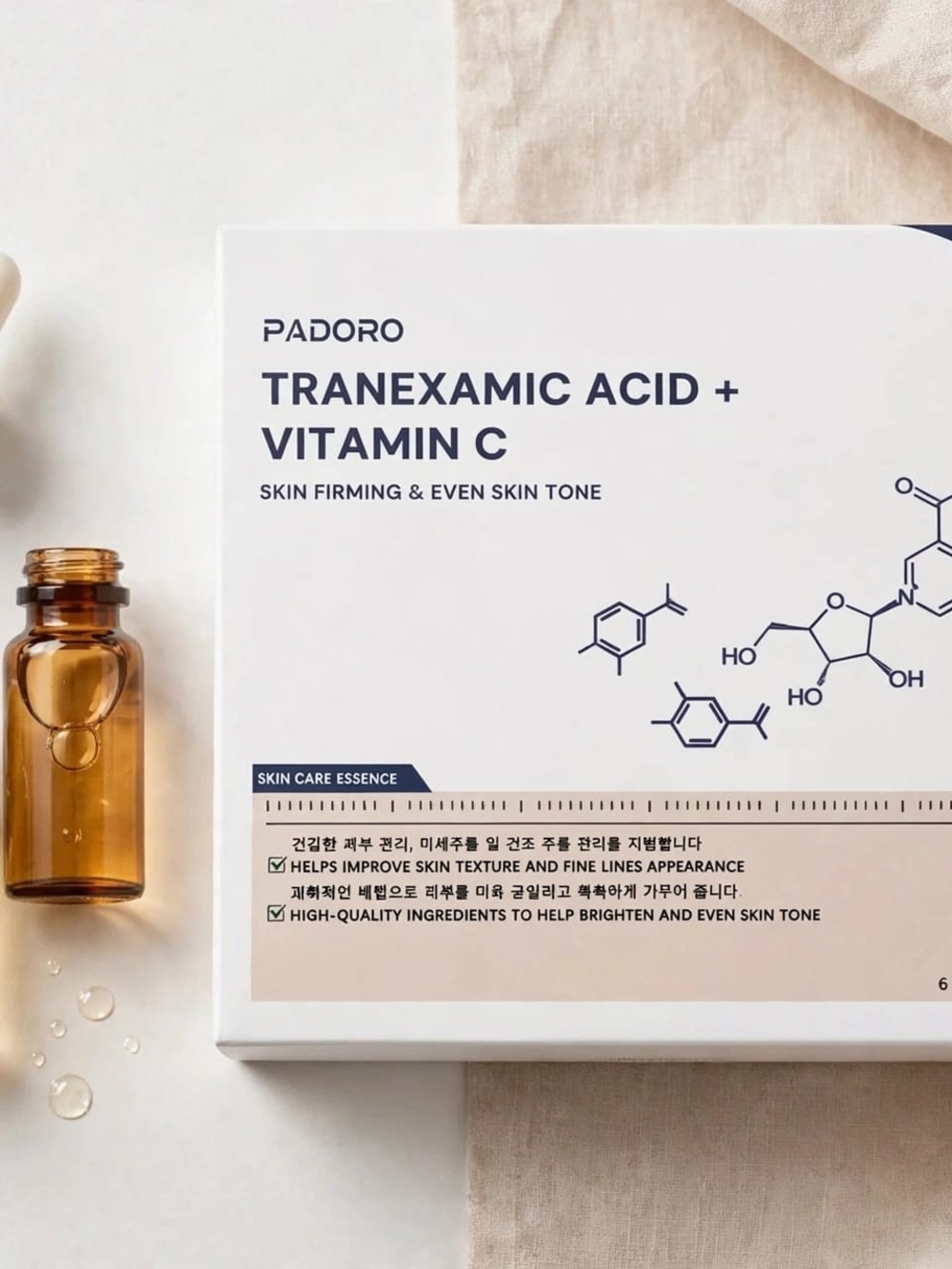Tranexamic Acid + Vitamin C Skin Essence — White